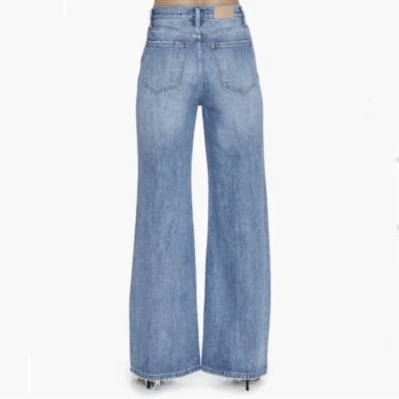 NWT Pistola Ruby Wide Leg Palazzo Jeans in Othello Blue Denim - Picture 6 of 14
